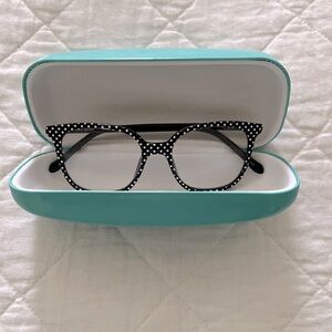 Kate Spade Black/White Polka Dot Reading glasses